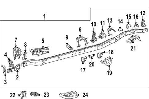 Frame & Components for 2025 Toyota Tacoma #0