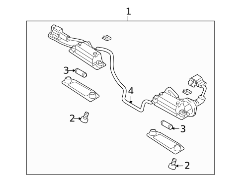 License Lamps for 2005 Kia Amanti #0
