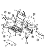 68028747AA - Interior Trim: Rear Seat Back Frame for Mopar Image image