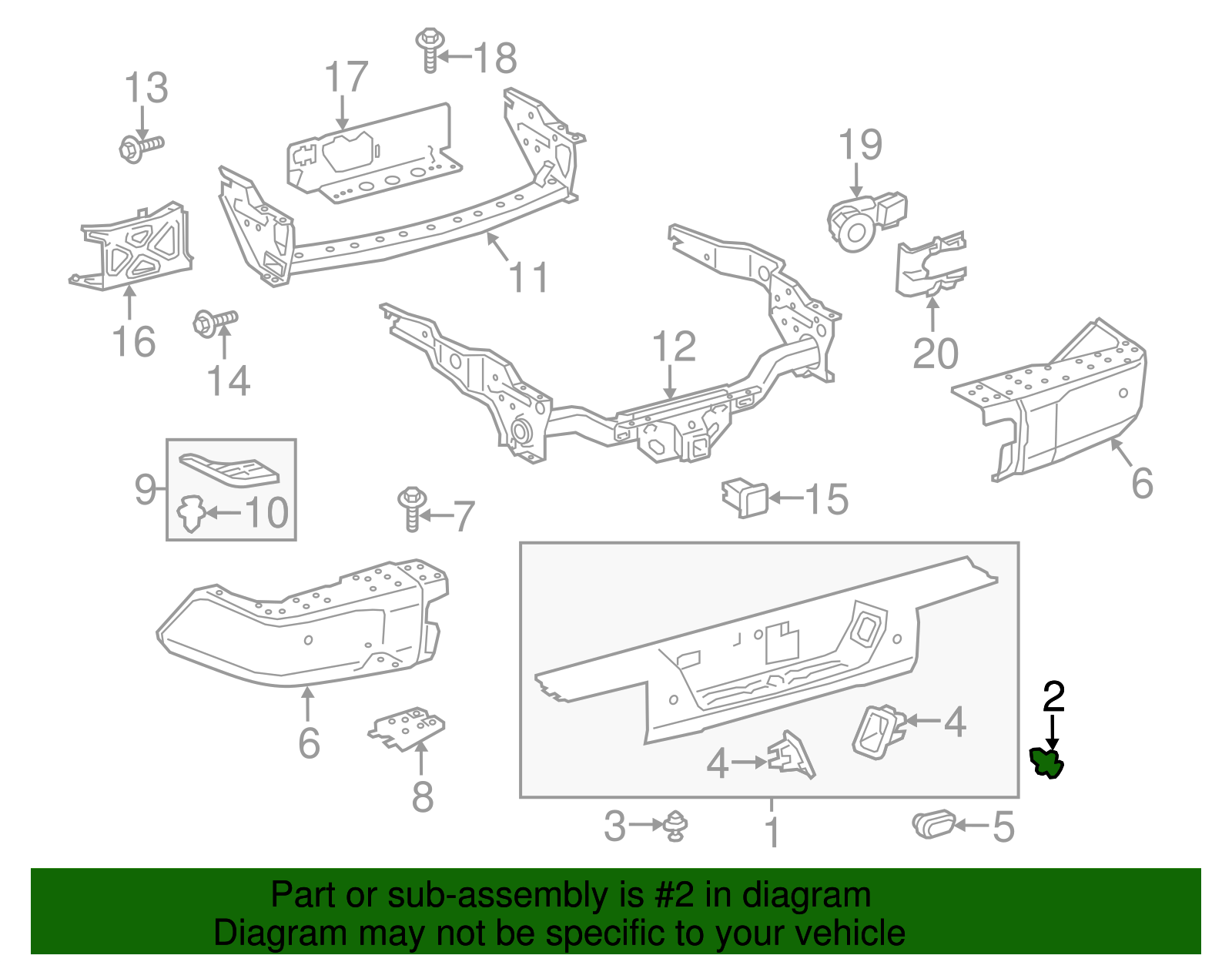 こやりん 19点 90467-06165-C0 - Lower Center Pillar Trim Clip 2002-2021
