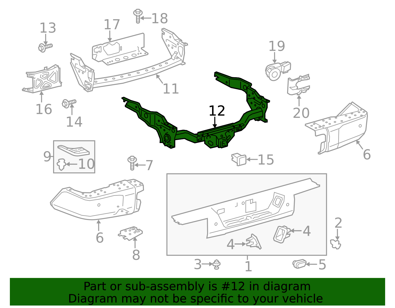 52023-0C041 - Trailer Hitch | Toyota Parts Delivered