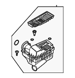 5C0129607J - : Air Cleaner Assembly for Volkswagen Image
