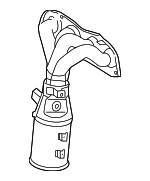 250510H050 - : 2006-2009 Toyota - Catalytic Converter with Integrated Exhaust Manifold for Toyota: Camry, Solara Image