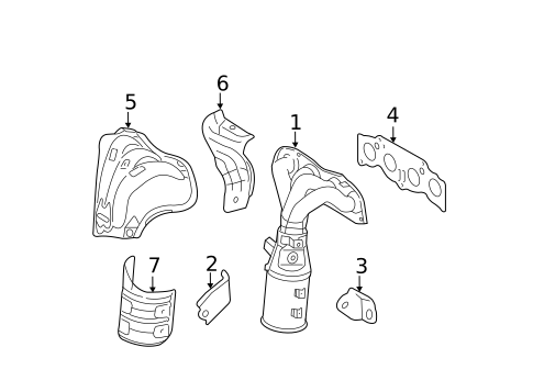 Exhaust Manifold for 2008 Toyota Camry #0