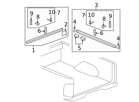 Box Rails for 2013 GMC Sierra 1500 #2