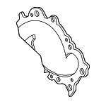 1627120020 - Cooling System: Water Pump Assembly Gasket for Lexus: ES300, ES330, RX300, RX330, RX400h Image