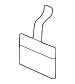 78527TLAA10 - Body: Air Bag Label for Honda Image