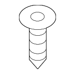 1249205123 - Body: Door Trim Panel Screw for Kia: Amanti, Borrego, Cadenza, Carnival, EV6, EV9, Forte, Forte Koup, Forte5, K4, K5, K900, Niro, Niro EV, Optima, Rio, Rio5, Sedona, Seltos, Sorento, Soul, Soul EV, Sportage, Stinger, Telluride Image