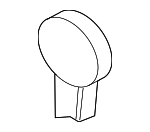 1J0864279B3SG - Body: Hinge Cover for Volkswagen: Golf, Jetta Image