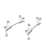 5VY00TZZAB - : Rail Cap for Mopar Image