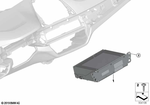 65128778991 - Audio, Navigation, Electronic Systems: Rp Reman Head Unit High 3 for BMW Image