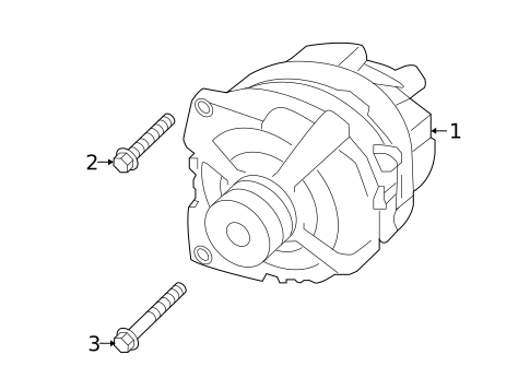 Alternator for 2018 INFINITI QX30 #0