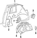 6163414130 - : Wheelhouse for Toyota Image