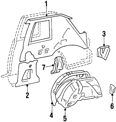 Inner Components for 1985 Toyota Celica #0