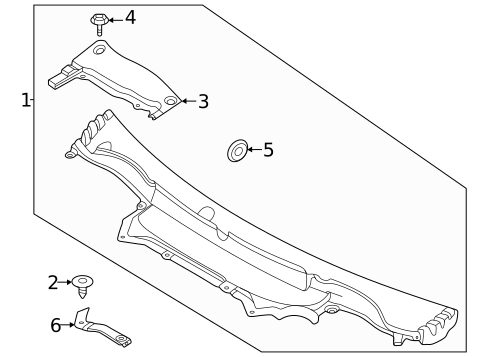 Cowl for 2022 Land Rover Discovery #0