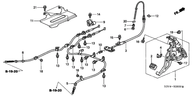Parking Brake for 2005 Acura MDX #0