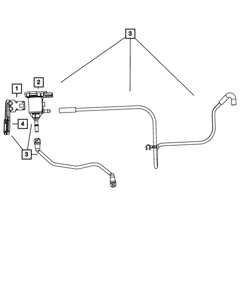 Emission Harness for 2010 Chrysler Town & Country #0