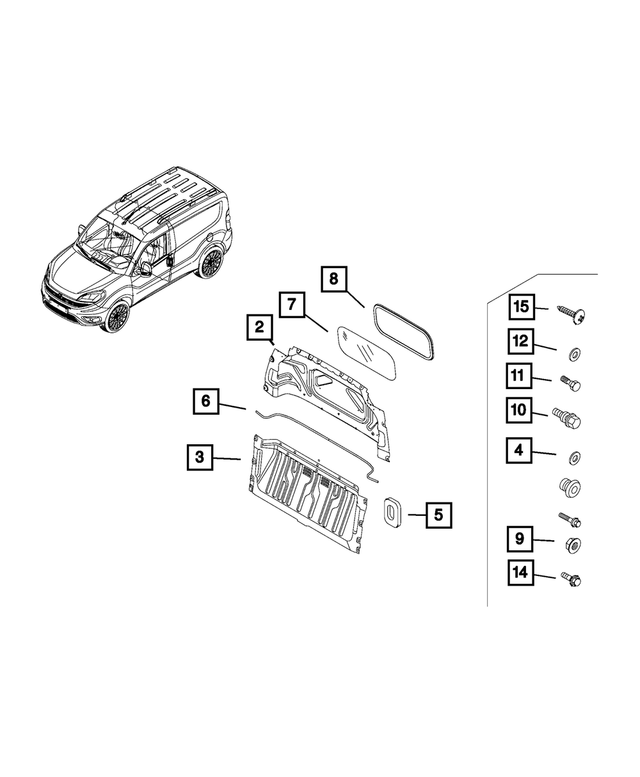 68235522AA - Interior Trim: Glass for Mopar Image