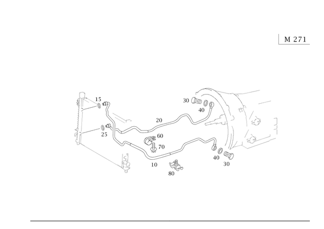 1712702996 - Radiator: Line for Mercedes-Benz Image image