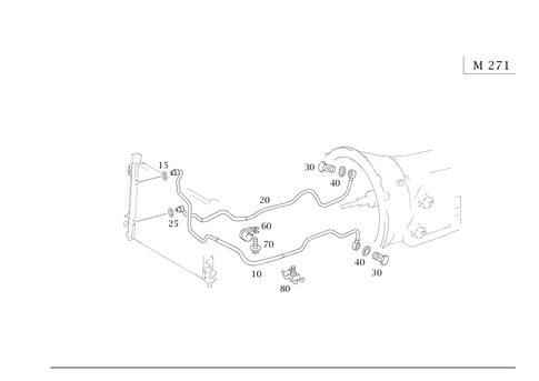 Transmission Cooling for 2007 Mercedes-Benz SLK280 #0