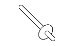7554751021 - Body: Side Molding Rivet for Lexus Image