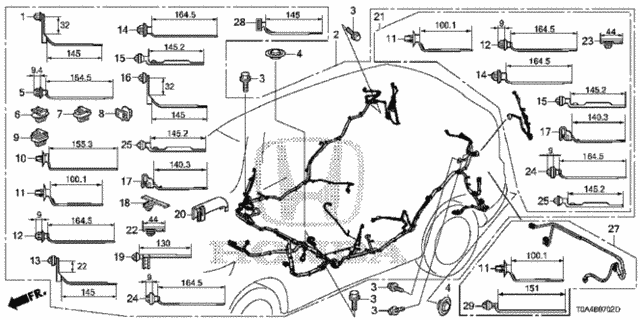 Wire Harness (3) for 2016 Honda CR-V #0