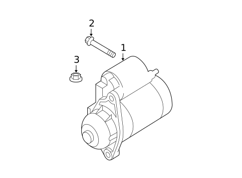 Starter for 2010 Scion tC #1