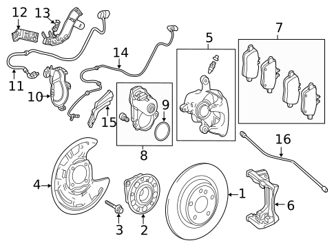 Rear Brakes for 2016 Mercedes-Benz B 250e #0