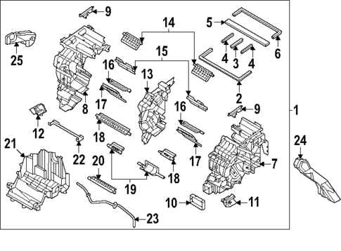 Evaporator & Heater Components for 2023 Genesis Electrified GV70 #0