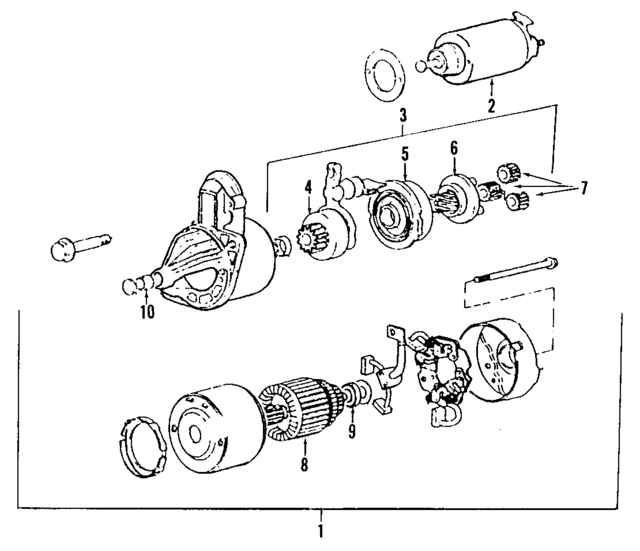 361823C100 - : Engine Crankshaft Main Bearing for Hyundai Image