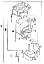 2727040U03 - HVAC: Evaporator Assembly for Nissan: Maxima Image image