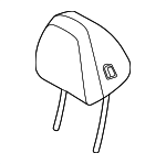 52105A35E00 - Body: Headrest for BMW Image