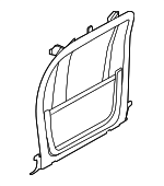 52107469695 - Body: Seat Back Panel for BMW Image