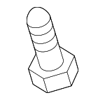 854041608 - Electrical: License Lamp Screw for Infiniti Image