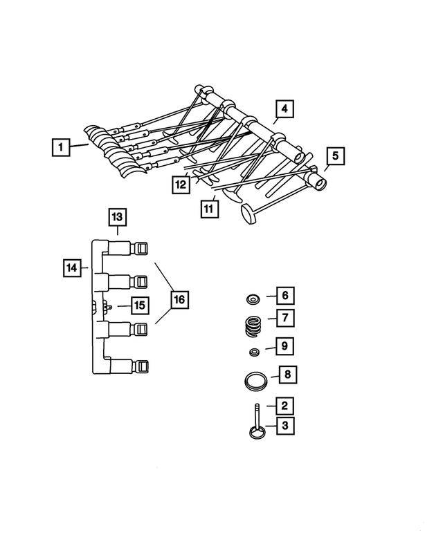 53021721AA - Engine 5.7L Eight Cylinder: Tappet Aligning Yoke for Mopar Image