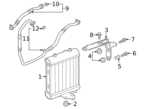 Oil Cooler for 2017 Audi RS7 #0