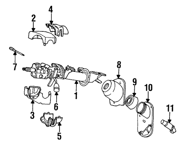 4690005 - Steering: Column Assembly for Mopar Image