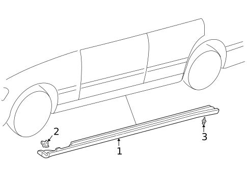 Exterior Trim - Pillars for 1998 Acura RL #0