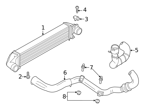 Intercooler for 2018 Lincoln MKC #0