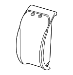 68083609AB - Body: Seat Back Pad for Dodge: Dart Image