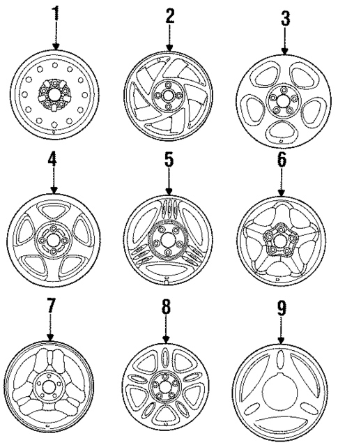 Wheels for 1997 Ford Mustang #0