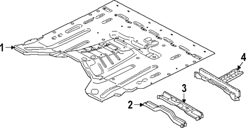 Floor & Rails for 2025 Ford E-Transit #1