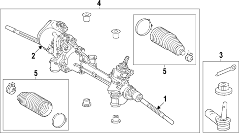 Steering Gear & Linkage for 2025 Toyota Crown Signia #1