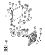 5137723AA - Cooling: Radiator Drain Hose for Mopar Image