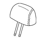 81140S82A22ZC - Body: Headrest for Honda: Accord Image