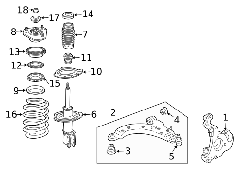Suspension Components for 2004 Pontiac Grand Prix #0