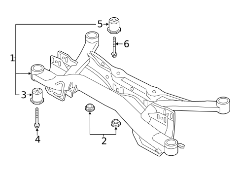 Suspension Mounting for 2022 Audi TTS Quattro #1