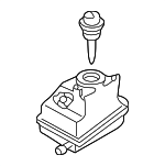 1J0422371C - Steering: Power Steering Reservoir for Volkswagen Image