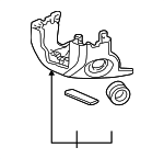 77360S2AA02ZA - Steering: Lower Column Cover for Honda: S2000 Image