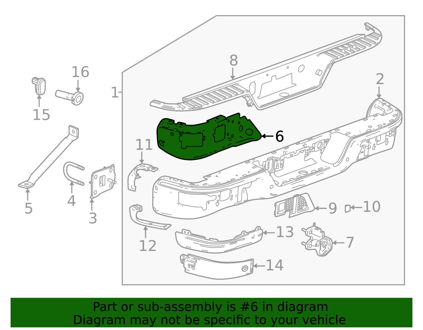 2023-2026 GM Bumper Bracket 85620389 | OEM Parts Online